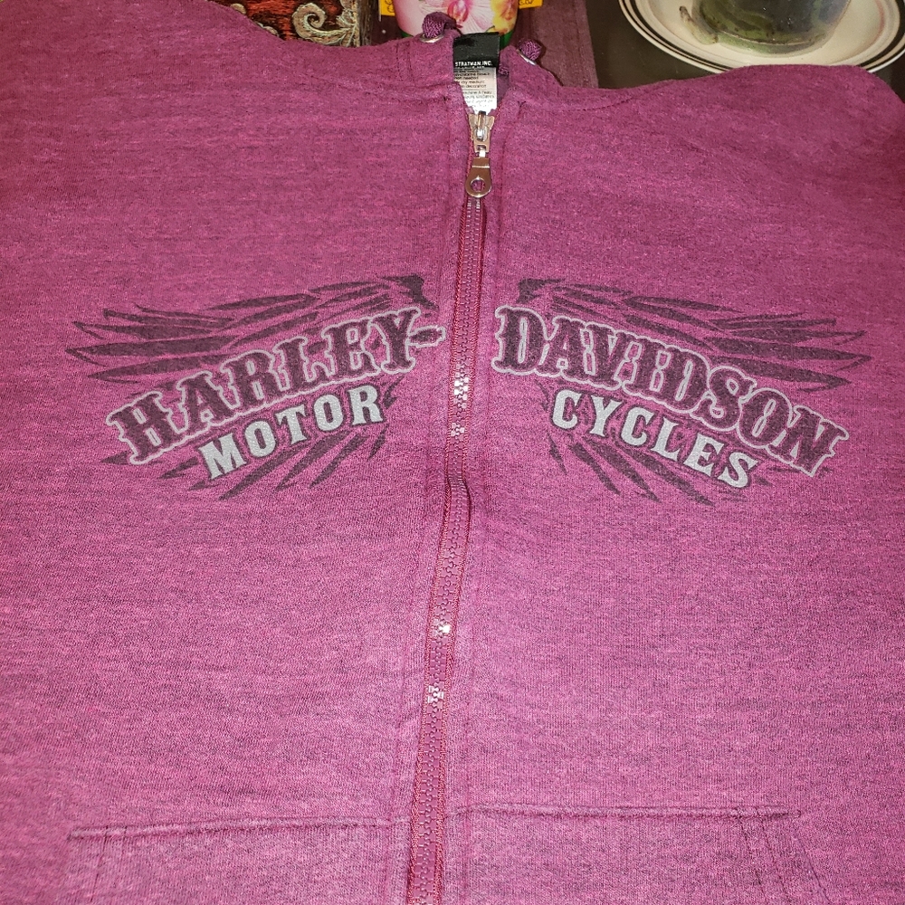 Harley Davidson zip up Hoodie